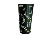 Abstract Vessel in Black and White