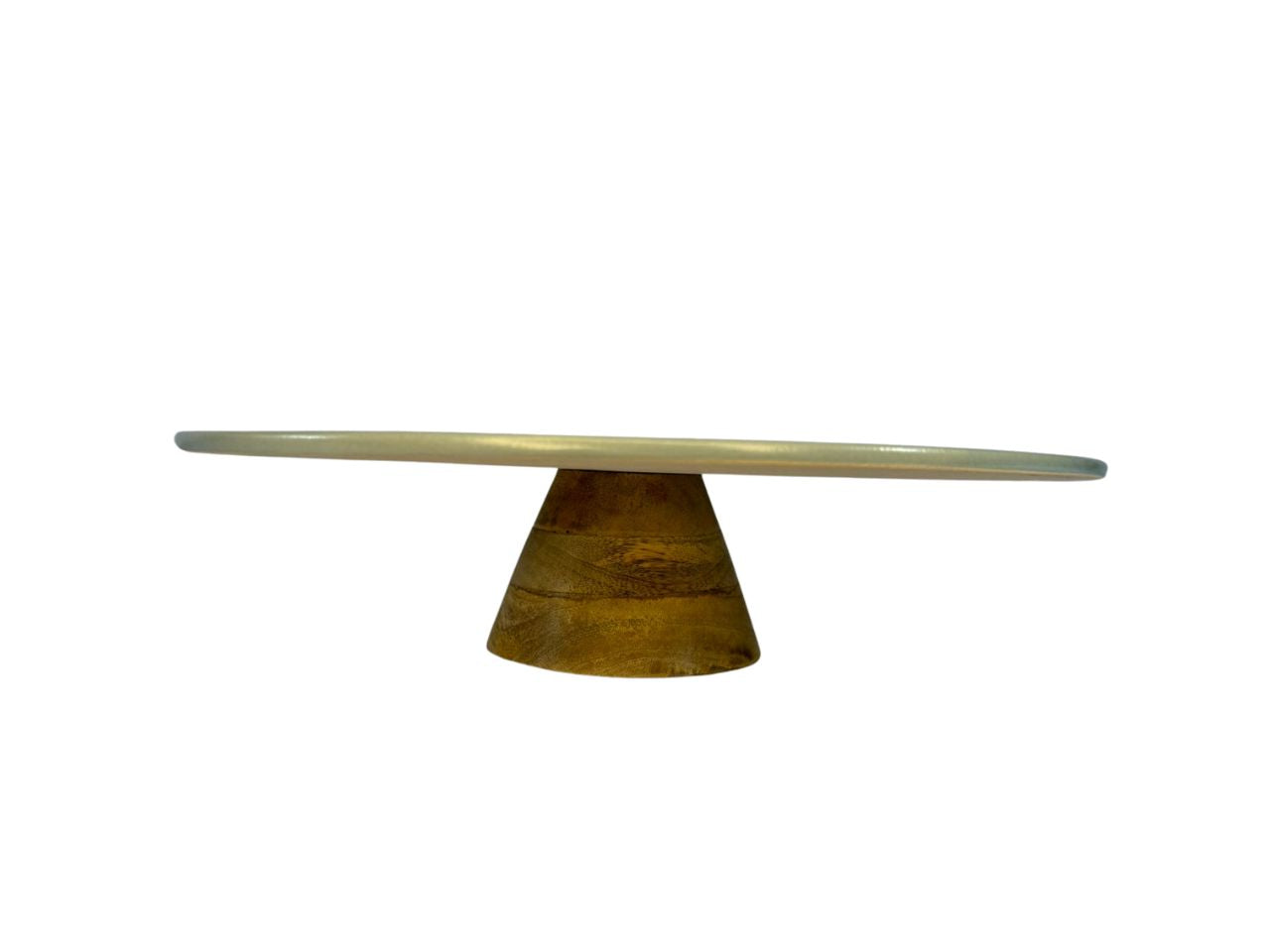 cake-stand-in-duck-green-with-wooden-base-milc-and-co-for-sale