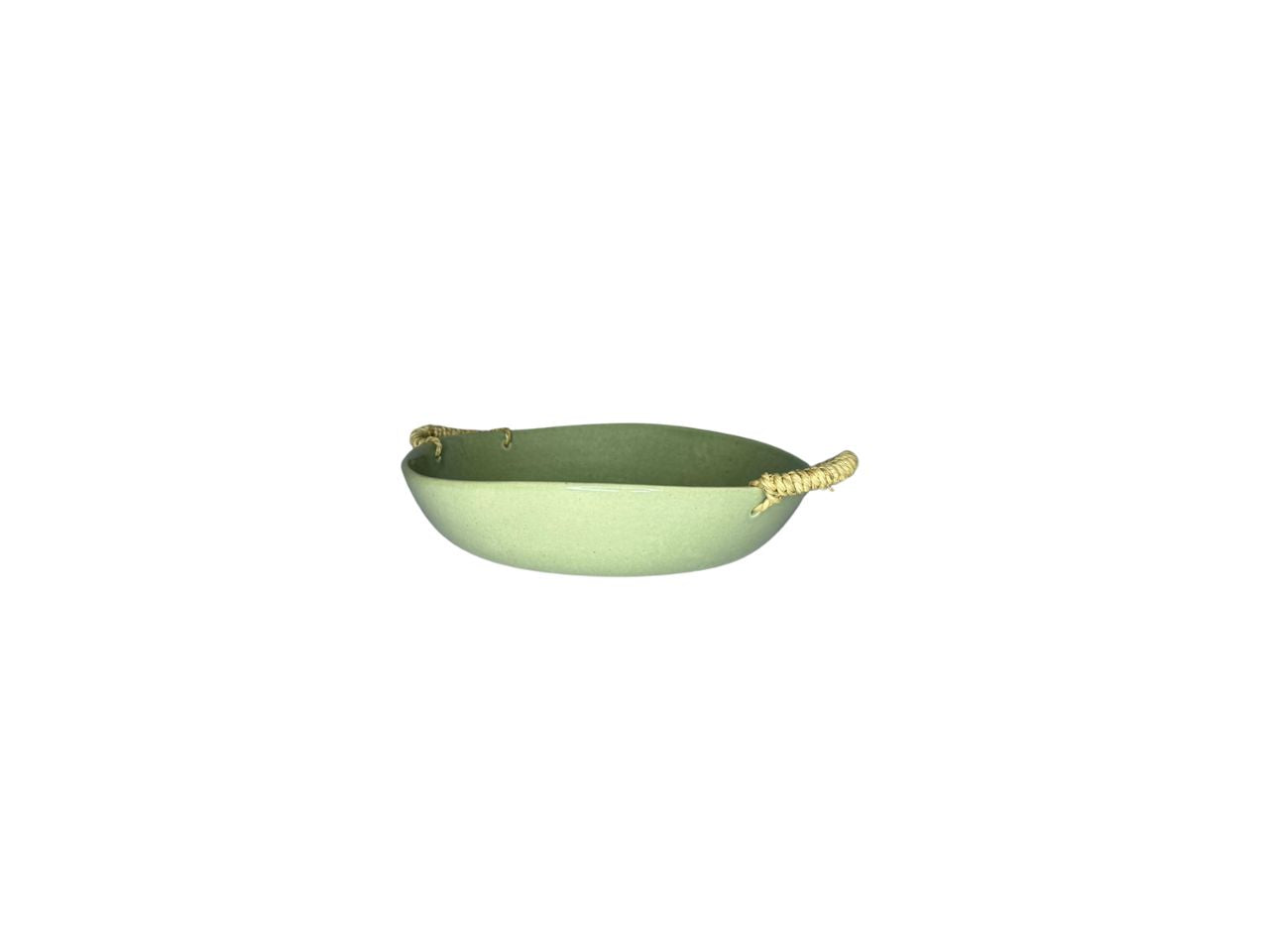 fruit-bowl-in-green-with-weaved-handles-side-view-milc-and-co-for-sale