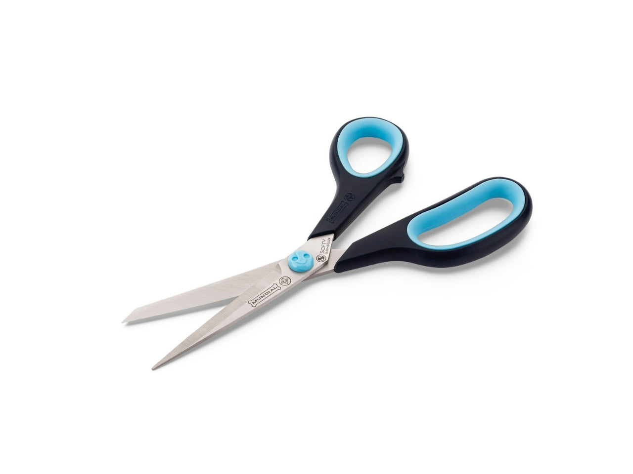 mundial-multipurpose-scissors-blue-and-black-handle-8-and-a-half-inch-open-blade