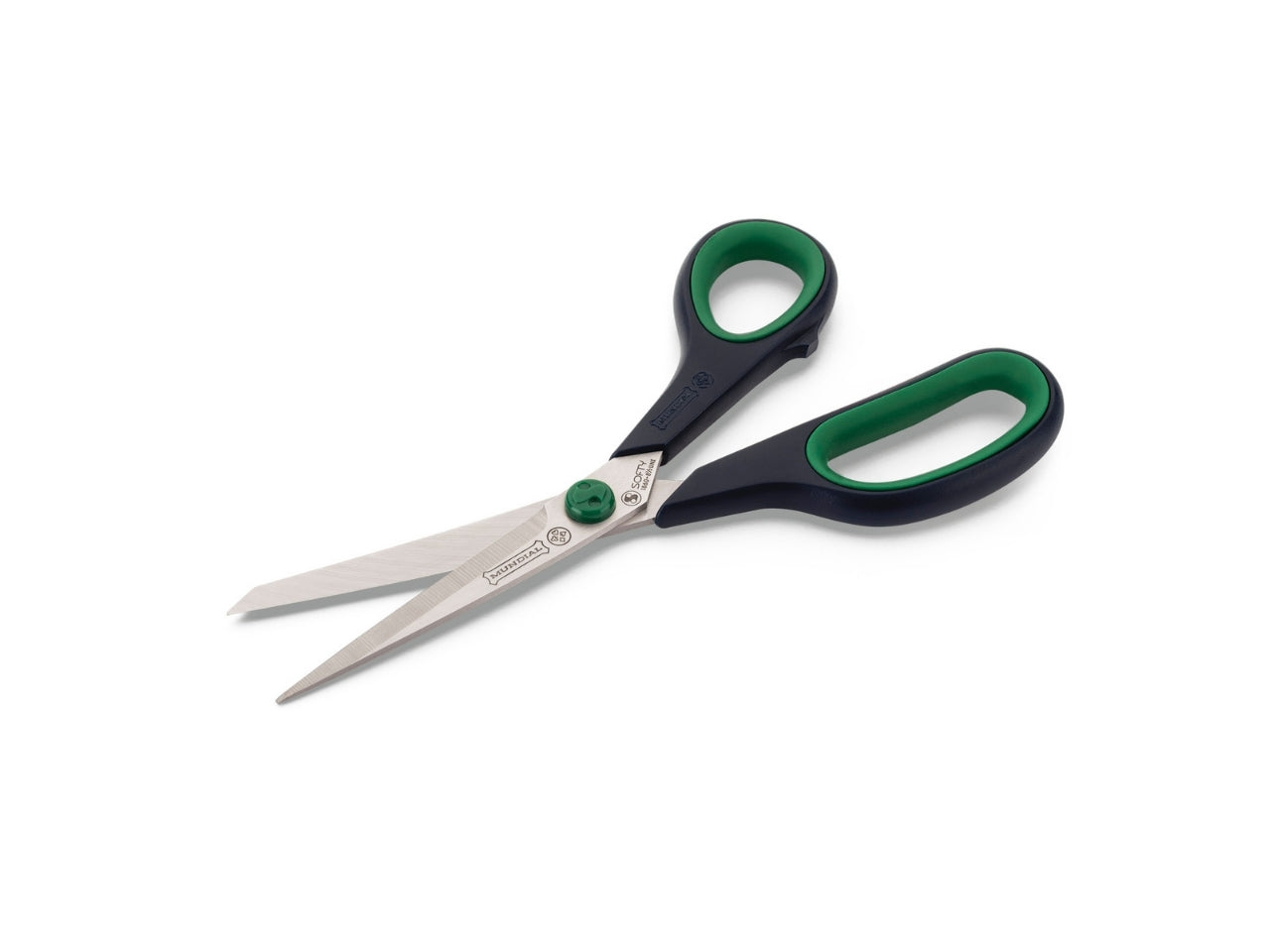 mundial-multipurpose-scissors-green-and-black-handle-8-and-a-half-inch-open-blade