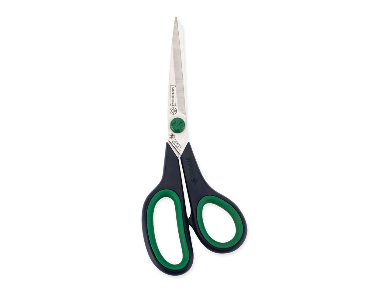 mundial-multipurpose-scissors-green-and-black-handle-8-and-a-half-inch