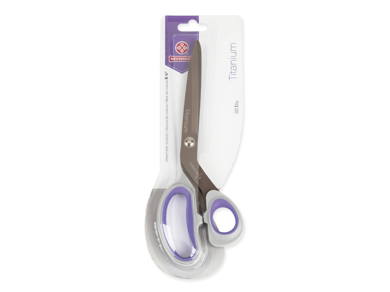 mundial-multipurpose-scissors-purple-handle-titanium-9-and-a-half-inch-packaging
