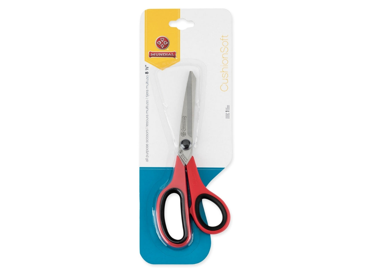 mundial-multipurpose-scissors-red-and-black-handle-8-and-a-half-inch-packaging