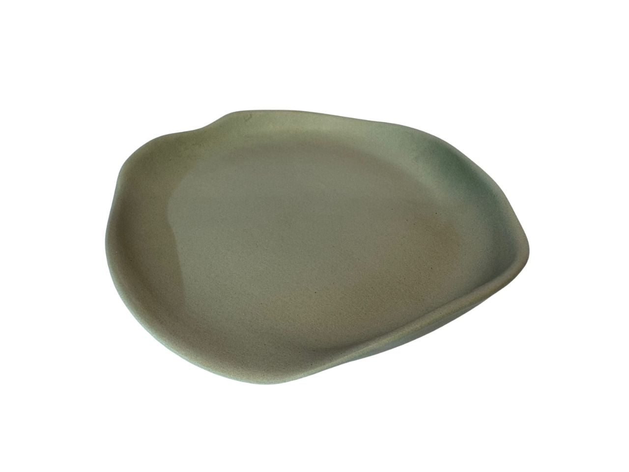 wonky-dinner-plate-in-sweet-potato-colour-top-view-milc-and-co-for-sale