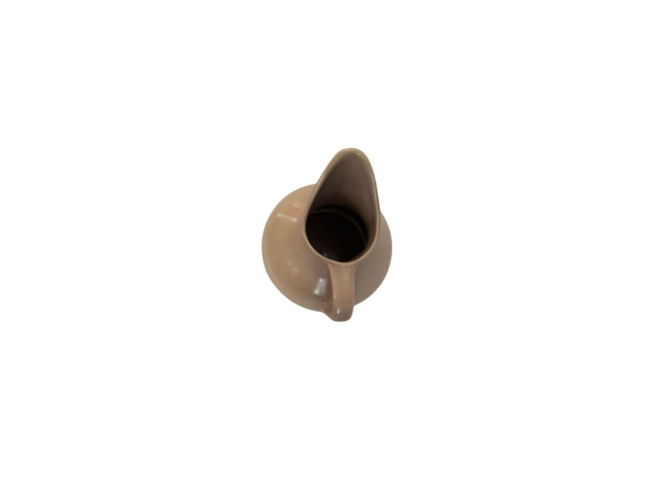 belly-shaped-jug-in-brown-top-view-milc-and-co-for-sale