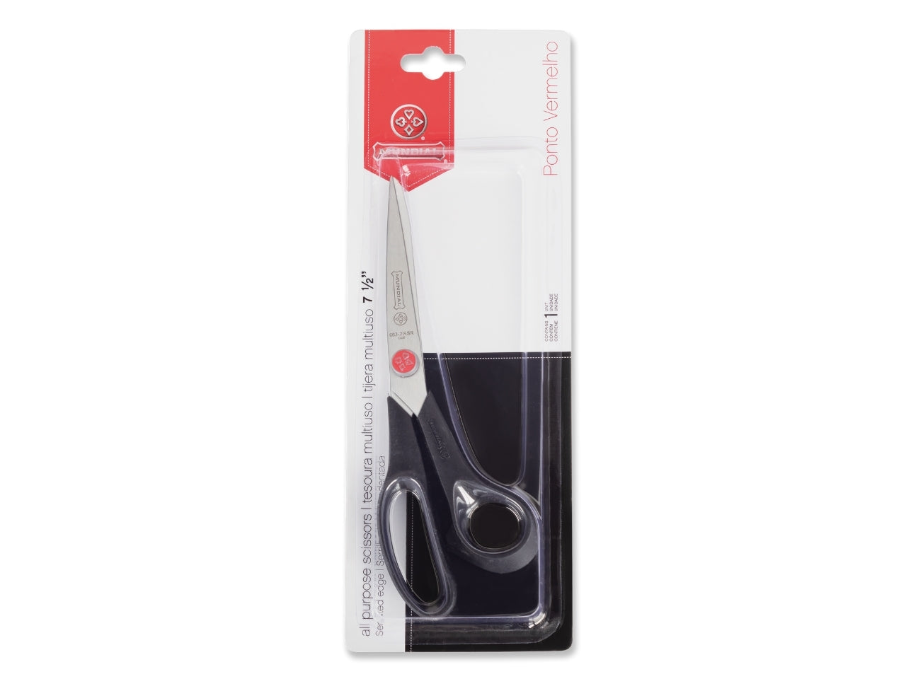 mundial-multipurpose-scissors-black-handle-7-and-a-half-inch-packaging