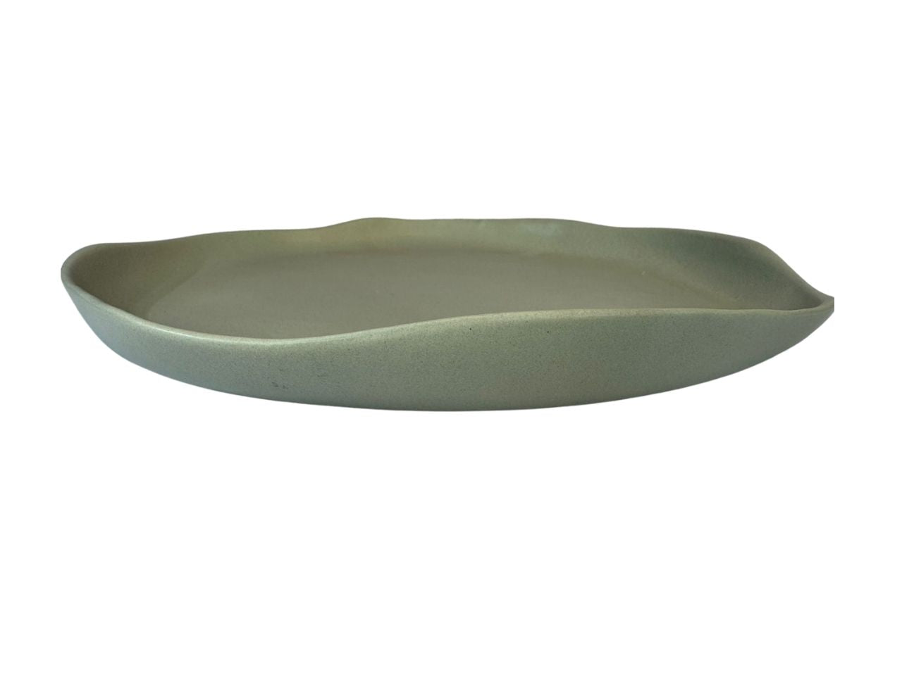 wonky-dinner-plate-in-sweet-potato-colour-front-view-milc-and-co-for-sale
